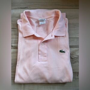 Lacoste pink shirt